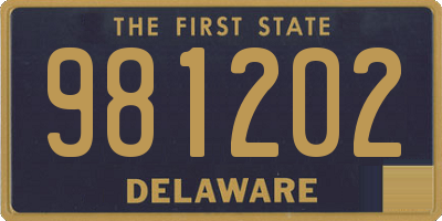 DE license plate 981202