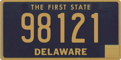 DE license plate 98121