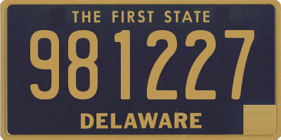 DE license plate 981227