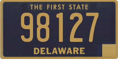 DE license plate 98127