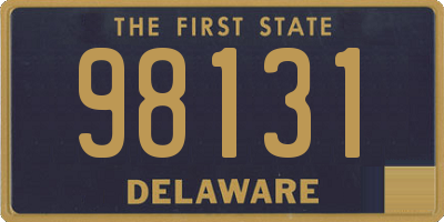 DE license plate 98131