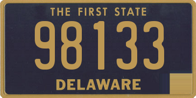 DE license plate 98133