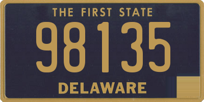 DE license plate 98135