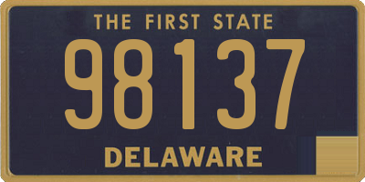 DE license plate 98137