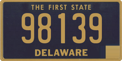 DE license plate 98139