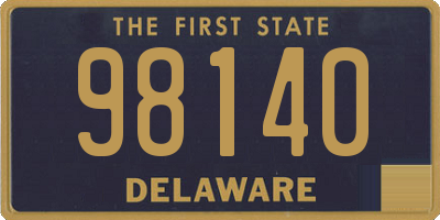 DE license plate 98140
