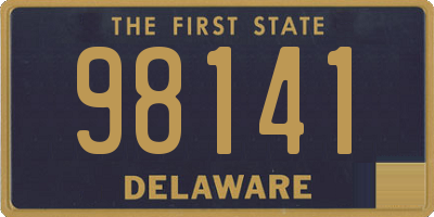 DE license plate 98141