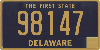 DE license plate 98147