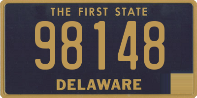 DE license plate 98148