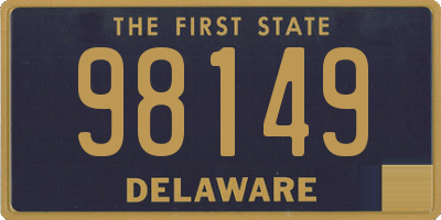 DE license plate 98149
