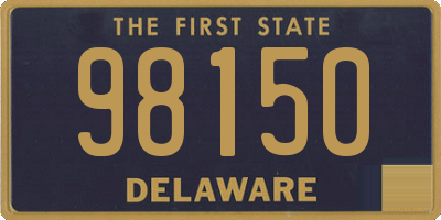 DE license plate 98150