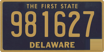 DE license plate 981627