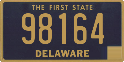 DE license plate 98164