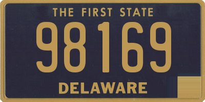 DE license plate 98169