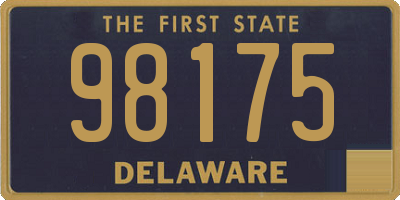 DE license plate 98175