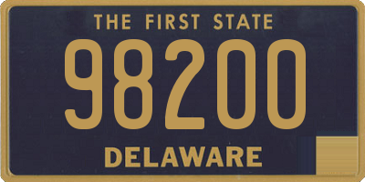 DE license plate 98200