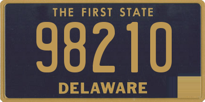 DE license plate 98210