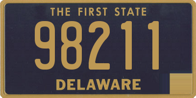 DE license plate 98211