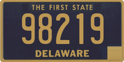DE license plate 98219