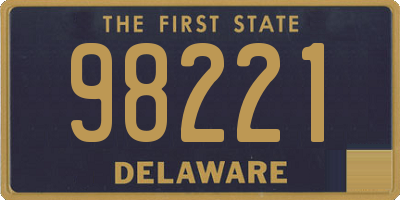DE license plate 98221