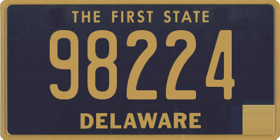 DE license plate 98224