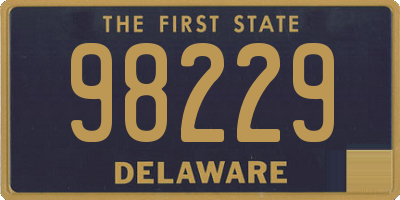 DE license plate 98229