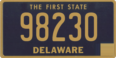 DE license plate 98230