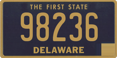 DE license plate 98236