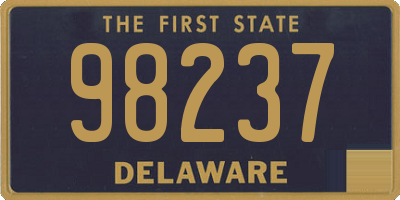 DE license plate 98237