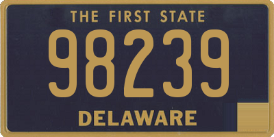 DE license plate 98239