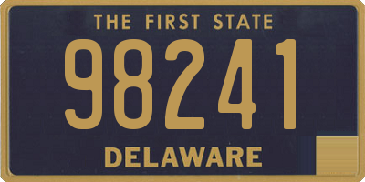 DE license plate 98241