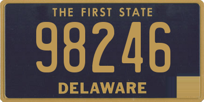DE license plate 98246