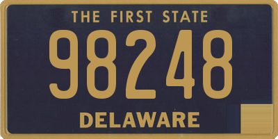 DE license plate 98248