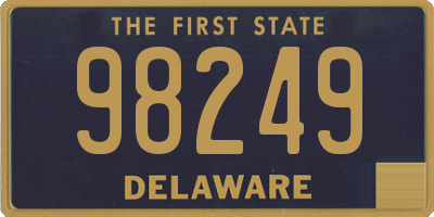 DE license plate 98249