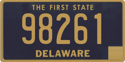 DE license plate 98261