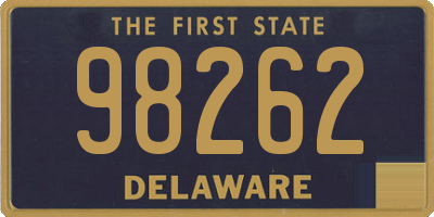 DE license plate 98262