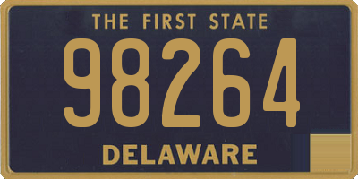 DE license plate 98264