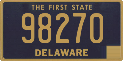 DE license plate 98270