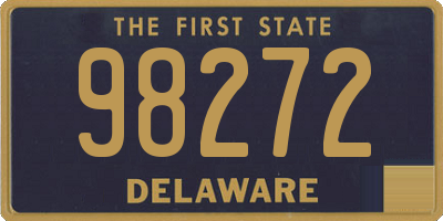 DE license plate 98272