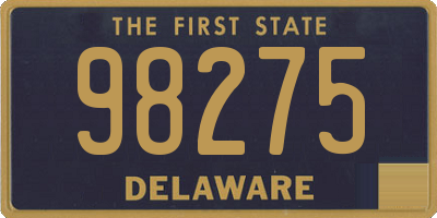DE license plate 98275