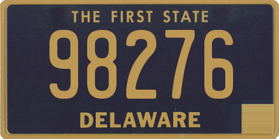 DE license plate 98276