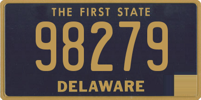 DE license plate 98279