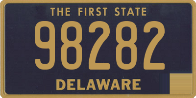 DE license plate 98282
