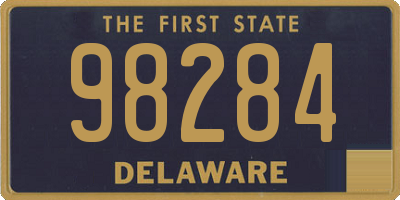 DE license plate 98284