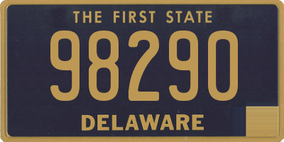 DE license plate 98290