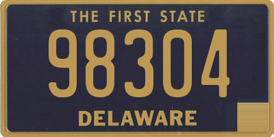 DE license plate 98304
