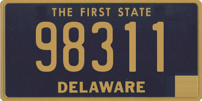 DE license plate 98311