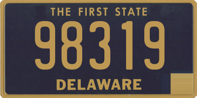 DE license plate 98319