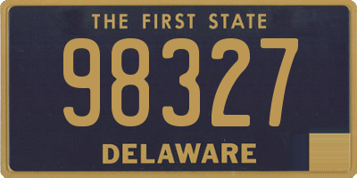 DE license plate 98327