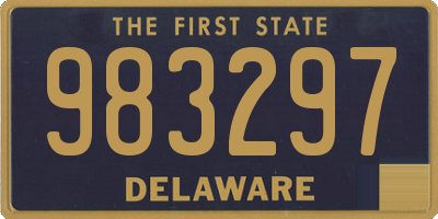 DE license plate 983297